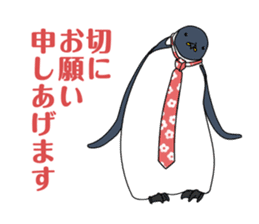 Gentleman Penguin Nietzsche sticker #2982386