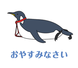 Gentleman Penguin Nietzsche sticker #2982393