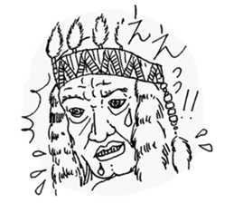 Monochrome of people sticker #2982401