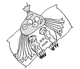 Monochrome of people sticker #2982412