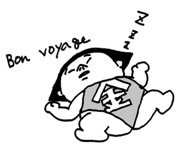 Monochrome of people sticker #2982413