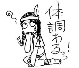 Monochrome of people sticker #2982429