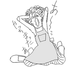 Monochrome of people sticker #2982433