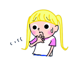 Daily life of girl. sticker #2982466