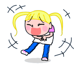 Daily life of girl. sticker #2982473