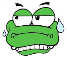 Oyob the Crocodile sticker #2982609