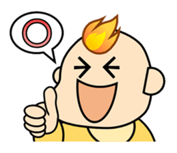 Baby of flame sticker #2983397
