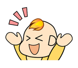 Baby of flame sticker #2983405