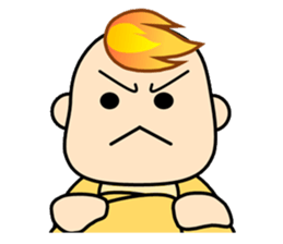 Baby of flame sticker #2983411