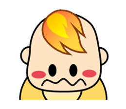 Baby of flame sticker #2983417
