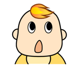 Baby of flame sticker #2983423