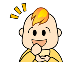 Baby of flame sticker #2983425