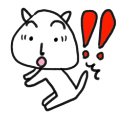 Is it a dog? Is it cat? SHIROTARO sticker #2983459