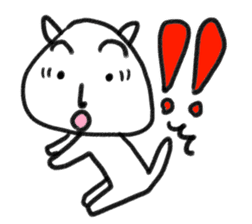 Is it a dog? Is it cat? SHIROTARO sticker #2983459