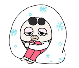 Mischa is a fashionable girl ! sticker #2985000