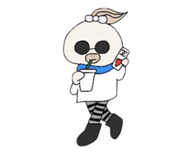 Mischa is a fashionable girl ! sticker #2985002