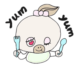 Mischa is a fashionable girl ! sticker #2985004