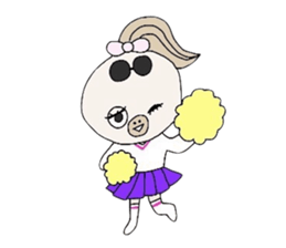 Mischa is a fashionable girl ! sticker #2985012