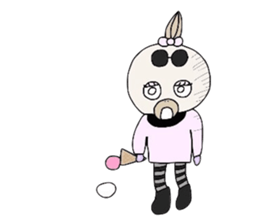 Mischa is a fashionable girl ! sticker #2985014