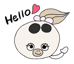 Mischa is a fashionable girl ! sticker #2985018