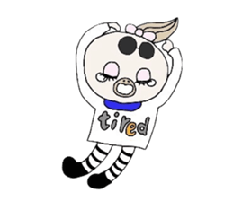 Mischa is a fashionable girl ! sticker #2985019