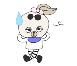 Mischa is a fashionable girl ! sticker #2985021