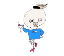 Mischa is a fashionable girl ! sticker #2985023