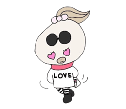 Mischa is a fashionable girl ! sticker #2985029