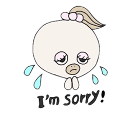 Mischa is a fashionable girl ! sticker #2985030