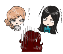 Happy Three Sisters sticker #2985226