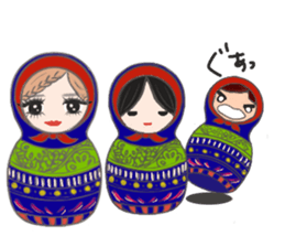 Happy Three Sisters sticker #2985230