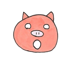 Interesting pig sticker #2985321