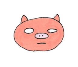 Interesting pig sticker #2985322