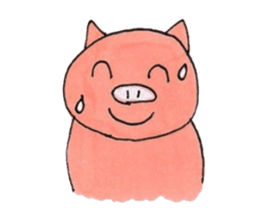 Interesting pig sticker #2985327