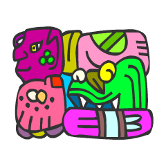 MAYA GLYPHS Japanese Kansai Words 2