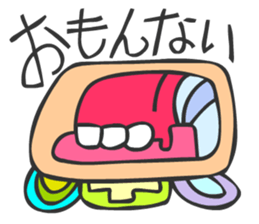 MAYA GLYPHS Japanese Kansai Words 2 sticker #2985958