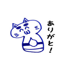 cat kokeshi sticker #2986715