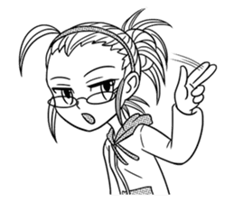 Sachiko Life Manga sticker #2986836