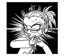 Sachiko Life Manga sticker #2986837