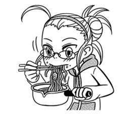 Sachiko Life Manga sticker #2986842