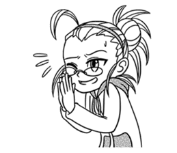 Sachiko Life Manga sticker #2986845