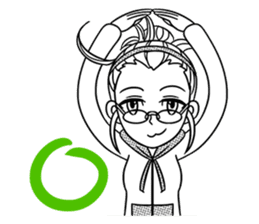 Sachiko Life Manga sticker #2986848