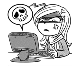 Sachiko Life Manga sticker #2986856