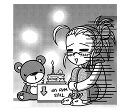 Sachiko Life Manga sticker #2986858