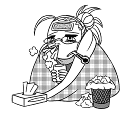 Sachiko Life Manga sticker #2986868