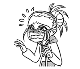 Sachiko Life Manga sticker #2986873