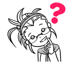 Sachiko Life Manga sticker #2986874