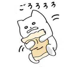 Black and White pussy cat sticker #2986879