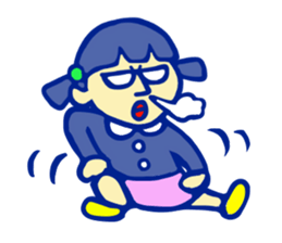 Selfish kindergartener sticker #2986954