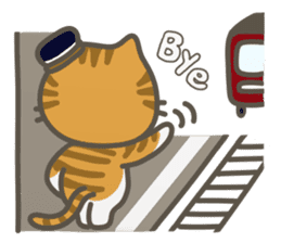 Station cat Suzu sticker #2987003